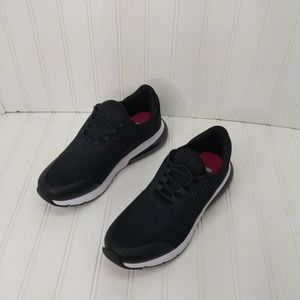 Avia Women's O2Air Black Mesh Memory Foam Athletic Sneakers Size 9 Black Pink